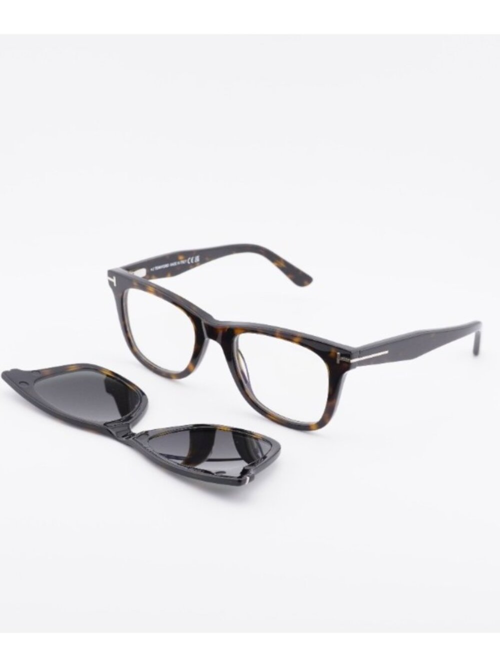 Tom Ford FT5970-B 052 Eyeglasses Havana 50mm Square Frame